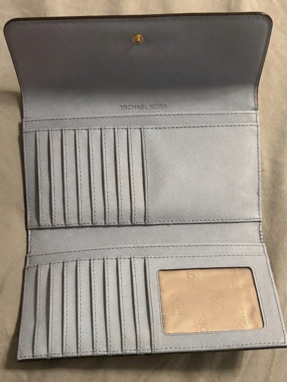✨ Michael Kors Jet Set Travel Saffiano Leather Continental Wallet - Picture 3 of 3